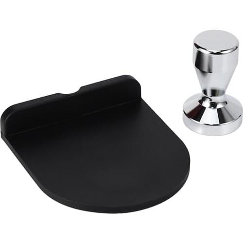 51mm Coffee Tamper Mat Silicone Rubber Tampering Corner Mat Coffee Maker