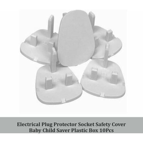 Electrical Plug Socket Security Safety Cover Protection for Children Baby 10 PCS