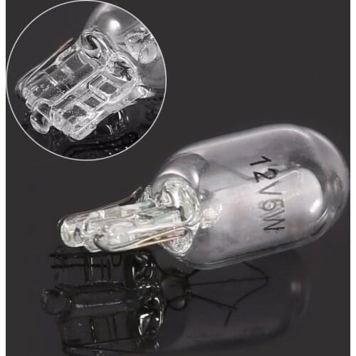 YAM 1PC T10 W5W 5W Halogen Bulb Signal Interior Car Cool White light Lamp #1