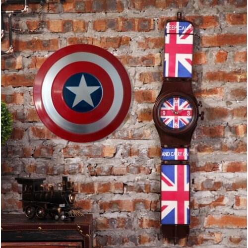 Retro style creative shield bar decoration beautiful and practical wall hanging decorations