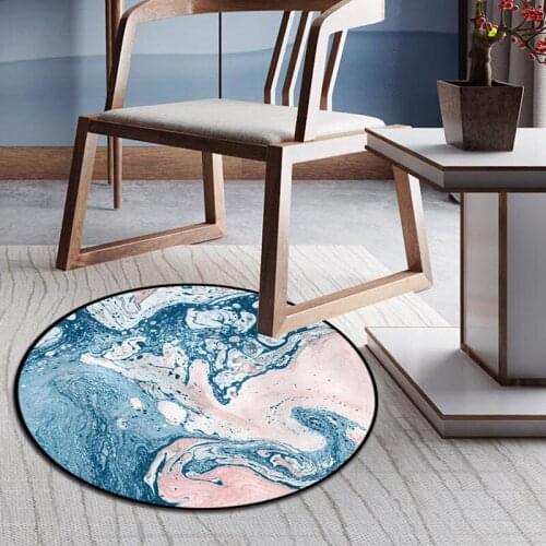 Quicksand Pattern Round Carpet Diameter 60/80/100/120/150cm For Bedroom Living Room Tea Table Room Chair Pad Kids Rugs