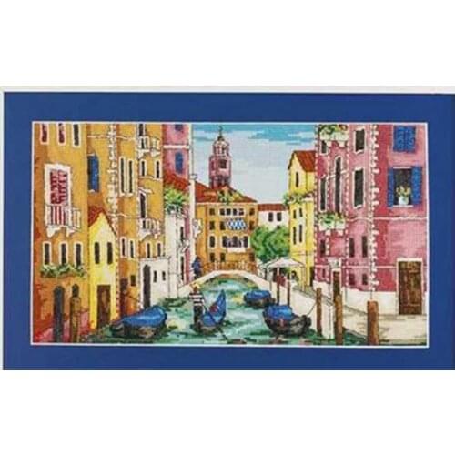 Hot selling Riverside scenery Patterns Counted Cross Stitch DIY wholesale Chinese Cross Stitch Kits Embroidery Needlework Sets