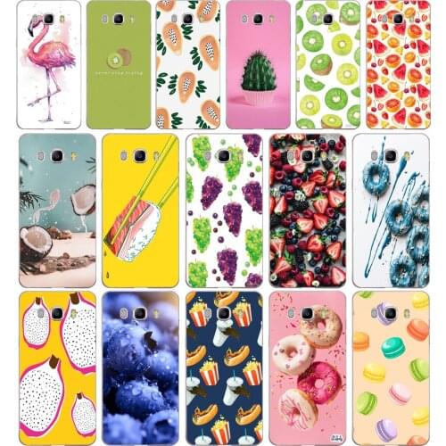 141FG Flamingo Pineapple Flower food Soft Silicone Tpu Cover phone Case for Samsung j3 j5 j7 2016 2017 j330 j2 j6 Plus 2018