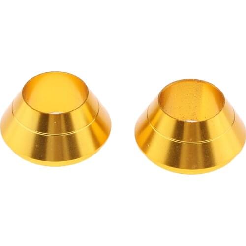 Set of 2 Fishing Rod End Cap DIY Reel Seats End Plug Connectors Metal Replacement Set