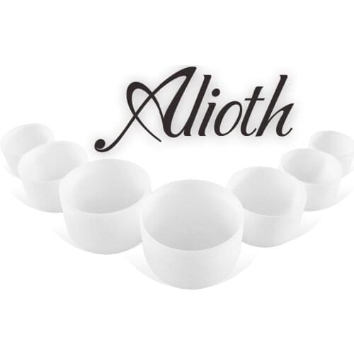 8"-14" 7pcs Frosted Crystal Singing Bowls Set for Chakra Balancing/Yoga/Sound Healing/Meditation(432Hz/Perfect Pitch avilable)