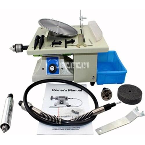 220v/110v Portable Mini Table Saw Multifunctional Jade Carving Machine Grinding Polishing Machine Woodworking Table Saw DIY Tool