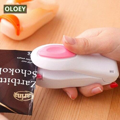 Portable Household Mini Food Plastic Bag Travel Hand Press Heat Sealing Machine Kitchen Gadgets