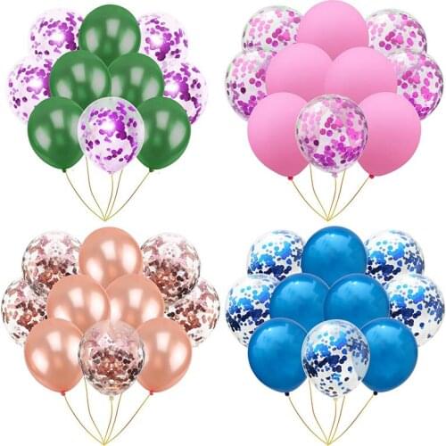 Holiday Parties Latex Balloons Without Ribbon Confetti Balloon Kid Birthday Supplies Wedding Decor 12 Inch Air Balls