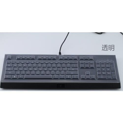 Transparent Clear Silicone Keyboard Cover protector For Razer Cyclosa Gaming Keyboard