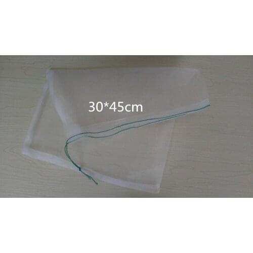 50pcs/lot-30*45 40 Mesh Nylon bag,Fish Fruit wristband bag,Insect birds pest filter bag,Rice seed soaking,Seed storage bag
