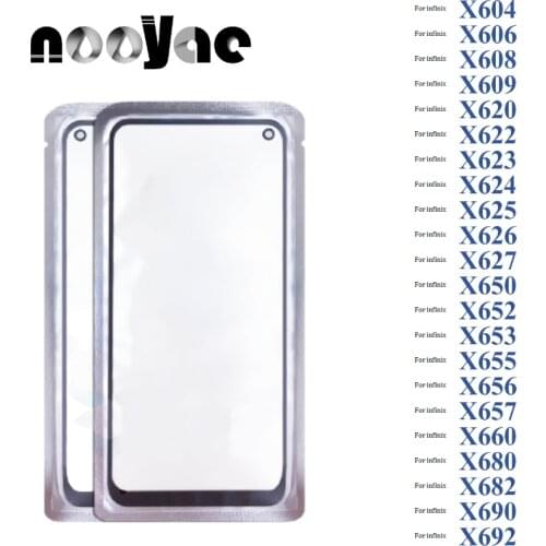 LCD Sensor Digitizer Glass For Infinix X626 X627 X604 X606 X608 X609 X620 X622 X623 X624 X625 Touch Screen Glass lens + With OCA