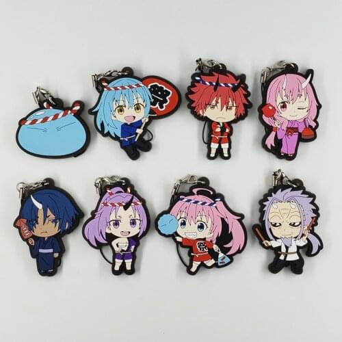 That Time I Got Reincarnated as a Slime Japanese Anime Figure Rubber Mobile Phone Charms/Keychain/Strap