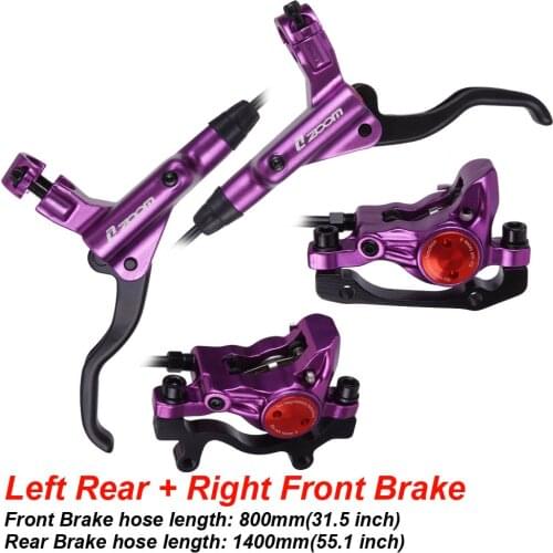 Bike Hydraulic Disc Brake Calipers Front Rear 800/1400mm MTB Mountain Bicycle Open system Dual piston Oil Pressure Disc Brake