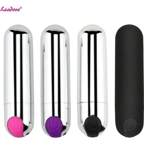 10 Speeds Vibration Bullet Vibrator Sex Toys USB Rechargeable Waterproof G-spot Mini Massager Adult Products for Women ZD0192