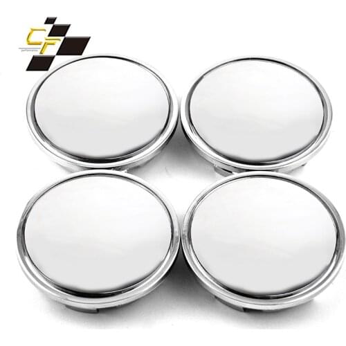 4pcs 66mm 56mm Silver Pure Base Car Wheel Center Cover For Rims Auto Tuning Universal Without Emblem Hub Caps For Alloy Wheels