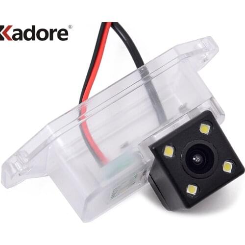 For Mitsubishi Lancer 2006-2012 2013 2014 Car Rear View Camera Backup Reverse Rearview Parking Camera CCD 4 LED Night Vision