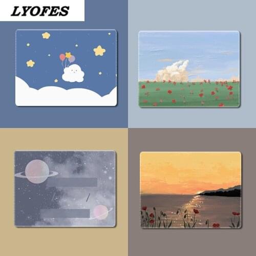 Laptop Mouse Mat Gaming Desk Mats Mouse Pad Cute Mouse Pad Writing Desk Mat for Mouse Mice Kawaii Office Accessories 22x18cm