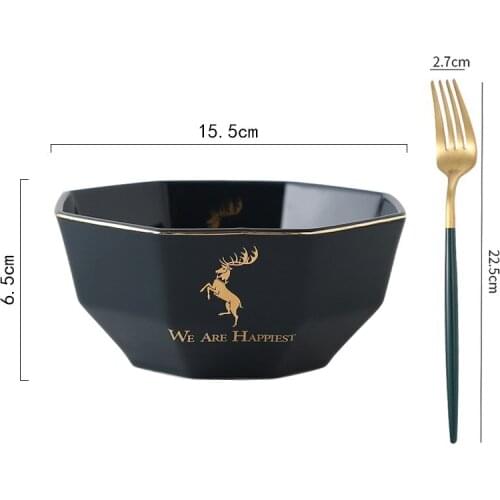 Creative Ramen Bowl Ceramic Personality One-person Bowl Chopsticks Hat Bowl Household Tableware