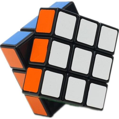 Lanlan 2x3x3 Black Sticker Speed Cube 233 Magic Cube Professional Brain Teaser Puzzle Toy For Children Education Toy
