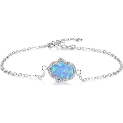 Wholesale New Simple Fashion Adjustable Jewelry Inlaid Crystal 5 Color Bracelet For Women Feature Namour Charm Gift All Seasons