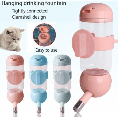 Suspended Drinking Fountain for Pets, Dog Feeder, Drinking Fountain, Hanging Cage, Pet Supplies, Kettle, Cup
