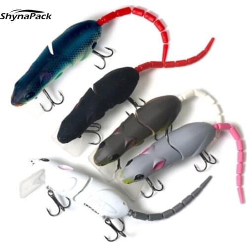 Fishing Lure Plastic Mouse Lure 15.5g 85mm Swim bait Fishing Artificial Bait for pike bass Simulation Fishing Tackle Minnow Lure