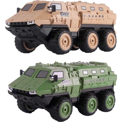 Remote Control Truck 1:16 Full-scale 6-wheel RC Car Remote Control Military Truck DIY Off-Road RC Car Climbing Car Toy For Boys