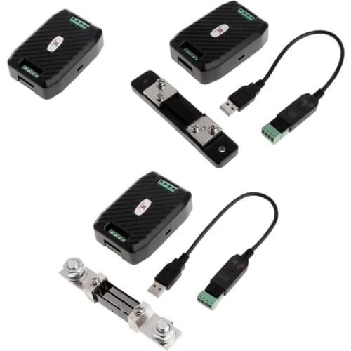 PZEM-017 DC Communication Box RS485 interface Modbus 0-300V 300A Shunt USB Cable
