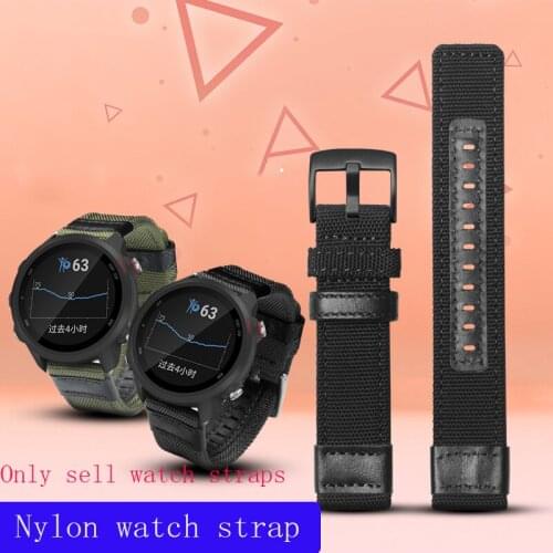 22mm 24mm Canvas Nylon Genuine Leather Watchband for Jeep Wrangl Guide to JPW646 Samurai Timex Diesel Watch Band Wrist Strap