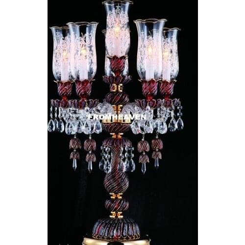 Modern Beauty Art High Grade Golden Color K9 Crystal Table Lamp Luxury Lustres De Cristal Table Lamp Floor Lamp Bedside Lighting