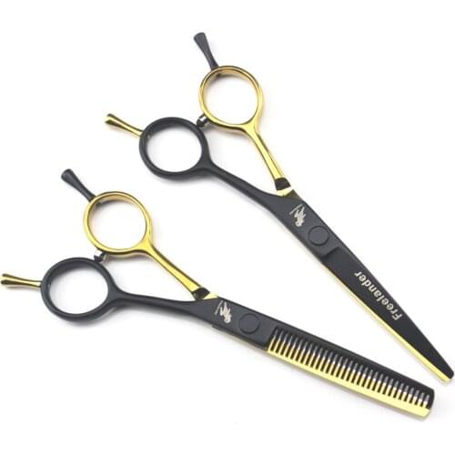 Top 5.5 inch Professional Bangs Hair Cutting Tool Scissors Hairstyle Typing Trim Styling hair clipper flat cut tooth shear