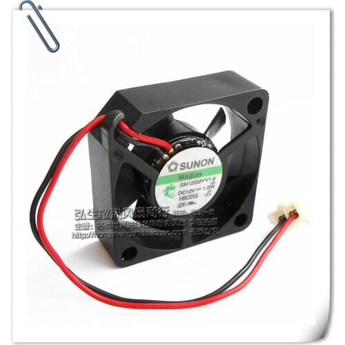 12V 1.0W GM1203PFV1-8 3cm 2 line 3010 magnetic suspension cooling fan ADDA