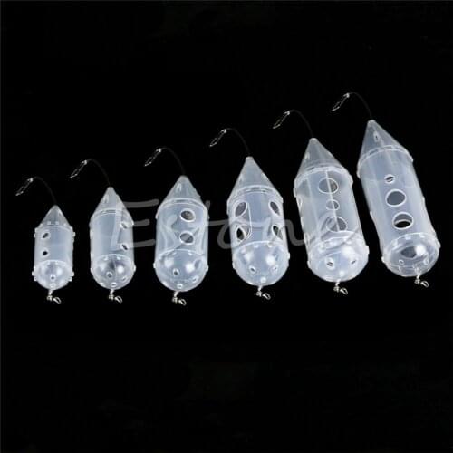 1Pc Small Bait Cage Fishing Trap Basket Feeder Holder Catcher For Angler Hot Sale 6 Type