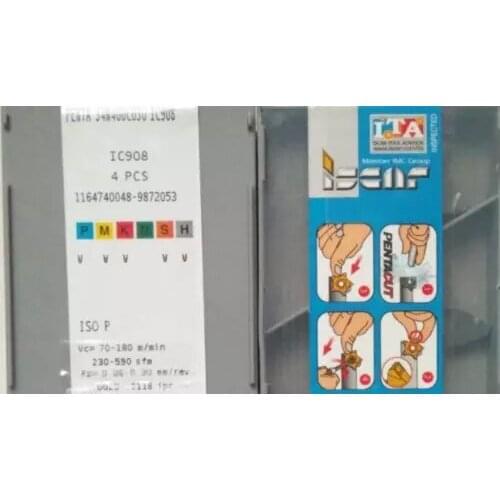 4 PCS CARBIDE INSERT PENTA 34N400C030 IC908