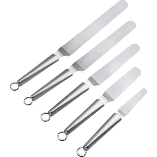 6/8/10 Inch Stainless Steel Cake Spatula Butter Cream Icing Frosting Knife Smoother Pastry Baking Tool Cake Decorating Tools
