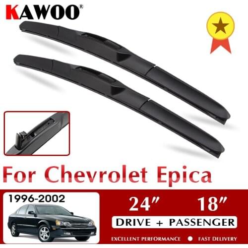 KAWOO Wiper Car Wiper Blades For Chevrolet Epica 1996-2002 Windshield Windscreen Front Window Accessories 24"+18" LHD RHD