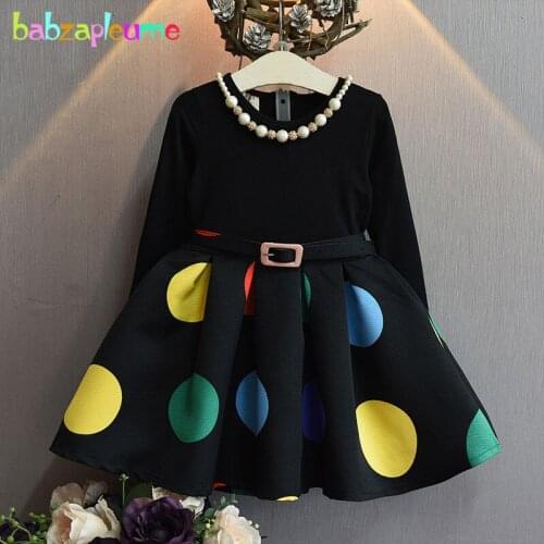 Babzapleume 2020 spring autumn korean kids dresses for baby girls clothes fashion princess tutu dress children clothing BC1450