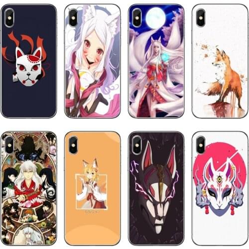 Japanese Style Anime Fox Soft Phone Case For Samsung Galaxy A71 A70 A60 A51 A50 A41 A40 A31 A30 A20E A21S A12 A10 A7 A5 A3