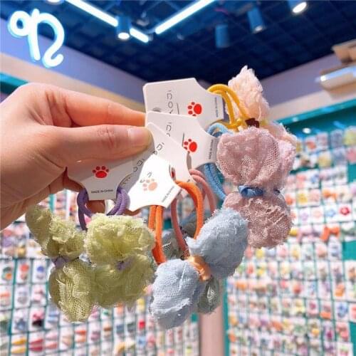 Elastic Hair Bands Girls Scrunchie Hair Tie Ring Rope Ponytail Hair Loop And Hair Rope Hair Accessories Set Headwear Hair Wear