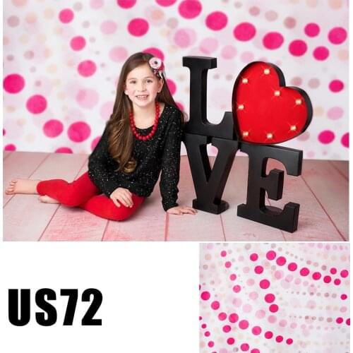 Kids Baby Photo Booth Background Pastel Drawing Polka Dots Photo Backdrop Valentines Day Studio Portrait Winter Gifts Wallpaper