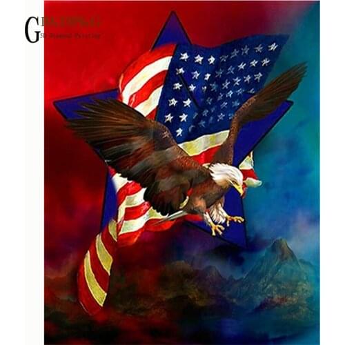 GRKDPKJ 5d diamond painting flag xx full drill square diamond embroidery Cross stitch pictures of rhinestones Wedding decoration