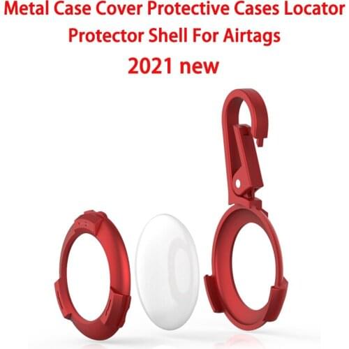 Metal Case Cover Protective Cases Locator Protector Shell For Airtags Smart Bluetooth-compatible Wireless Anti-lost Tracker