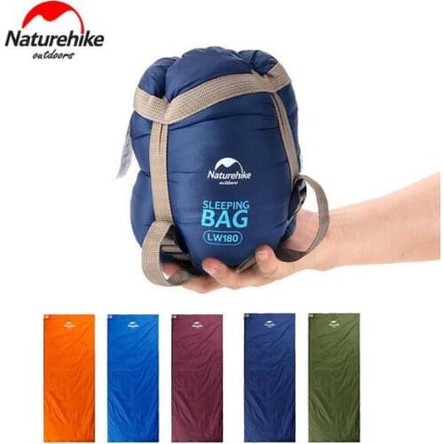 NH outdoor ultra-light mini envelope sleeping bag air conditioner quilt imitation silk cotton mini sleeping bag ultra small size
