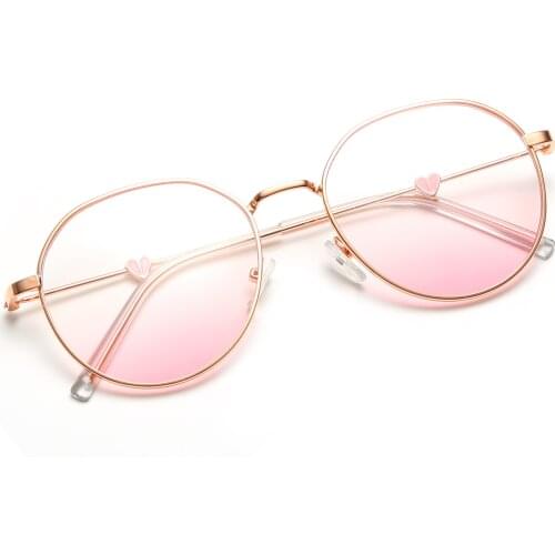 Anti Blue Light Glasses Women Men Fashion Classic Metal Round Frame Eyewear Eye Protection Eyeglasses Blue Rays Blocking Glasses