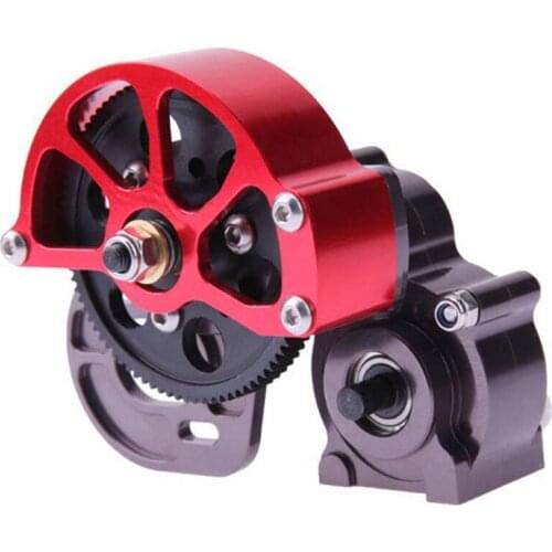 Full Metal Transmission Gearbox with Steel Gear for 1/10 Axial SCX10 RC Crawler Car Parts Accessories