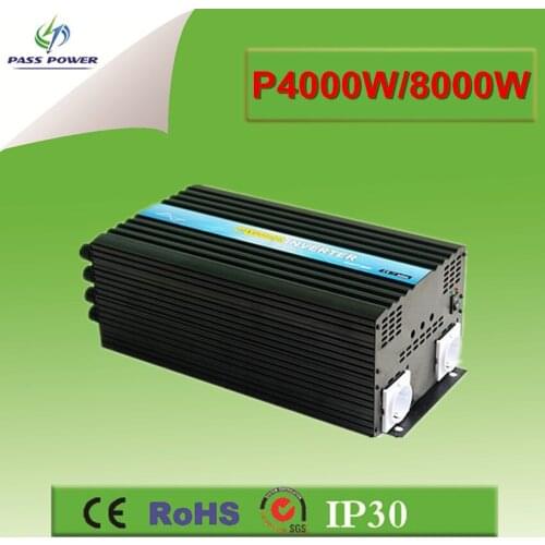 Factory Selling ! 12V 24V 48V 4000W Pure Sine Wave Power Inverter with CE,Rohs Approval