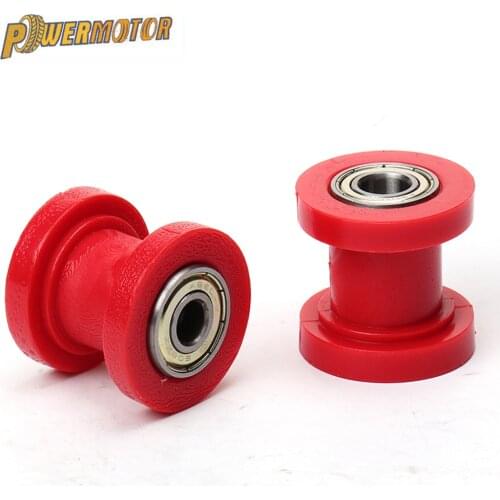Powermotor Chain Roller Slider Tensioner Wheel Guidepit Dirt Mini Bike 8mm 10mm For Kayo T2 T4 T4L Pit Dirt Mini Bike Moto Atv