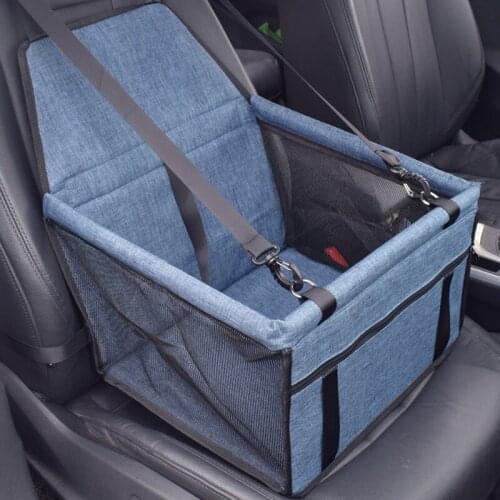 Dog Car Carrier Seat Bag Pet Waterproof Basket Folding Hammock Pet Carriers Bag For Small Cat Dogs Safety Travelling Mesh Bag