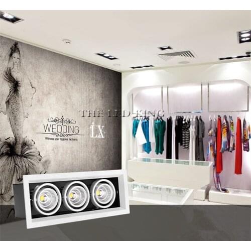 Super Bright Square LED Downlight 10W 20W 30W Aluminum AC220V 110V LED Down Light Ceiling Recessed Spot Light Indoor Lighting