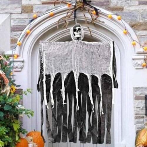 Skull Halloween Pendant Ghost Haunted House Props Horror Props Home Door Bar Club Halloween Decorations